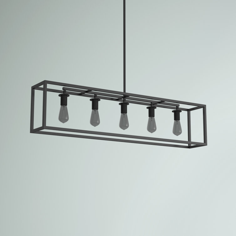 Steelside™ Taren 5 Light Kitchen Island Linear Pendant & Reviews Wayfair